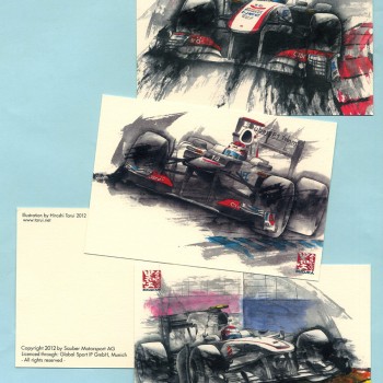 Sauber F1 Team 公認 ポストカード